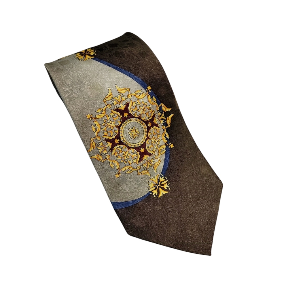 T.Edwards Mens Classic 100% Silk Designer Luxury Tie 61in Long 4in Width